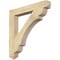 Ekena Millwork Olympic Arts & Crafts Rough Sawn Bracket, Douglas Fir, 6"W x 46"D x 46"H BKT06X46X46OLY03RDF - alternate 1